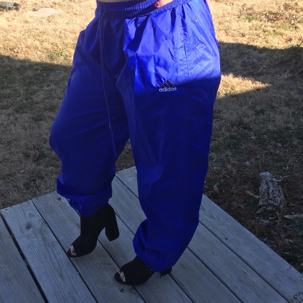 Vintage adidas windbreaker pants